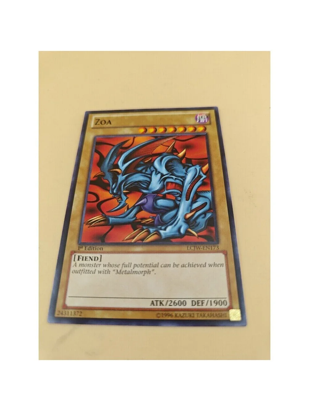 Yu-Gi-Oh! Zoa LCJW-EN173 Common 1st Edition Near Mint
